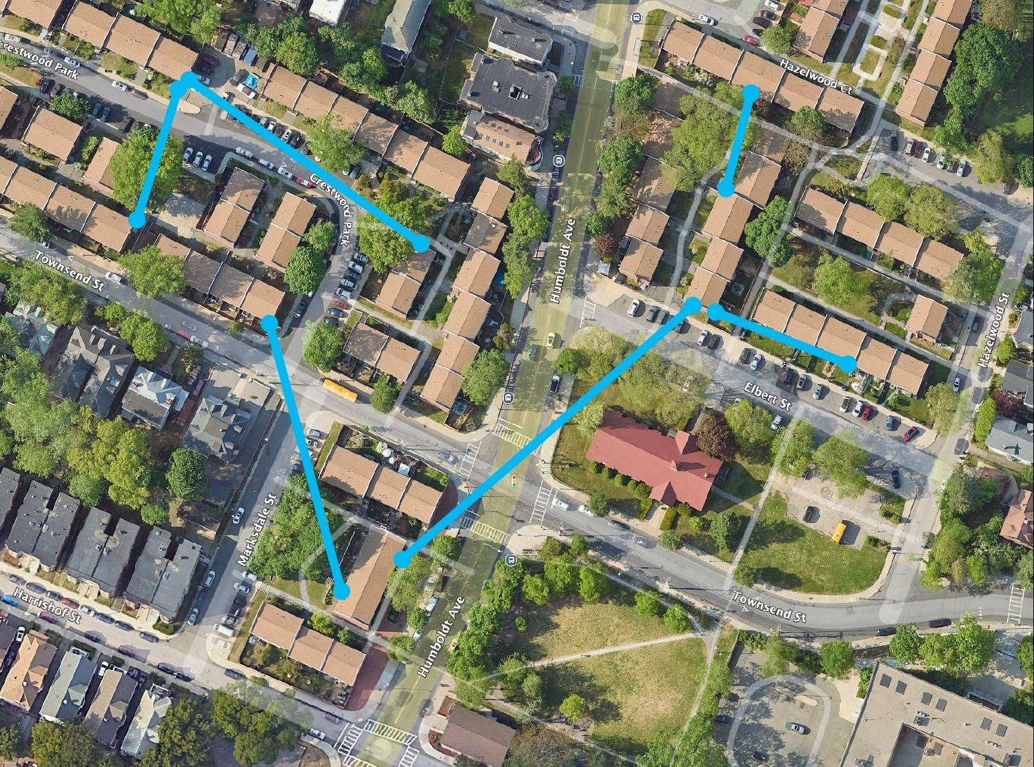 Marksdale Gardens deployment map